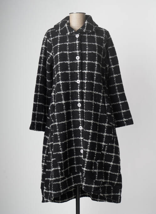 Palton lung negru G!OZE femeie