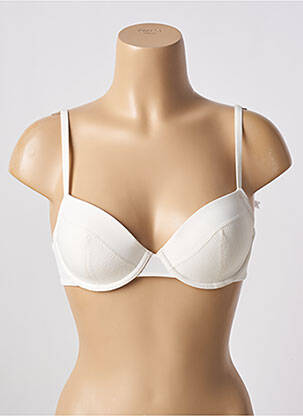 Sutien efect material satinat top sutien modelat bej ESPRIT femeie