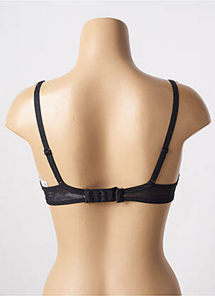 Sutien efect material satinat sutien cupe întregi cu decolteu înalt negru CHANTELLE femeie