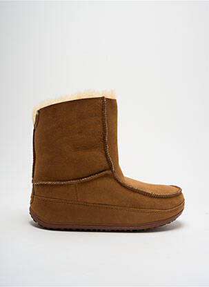 Botine/ghete umplută toc de 4 la 6 cm maro FITFLOP femeie