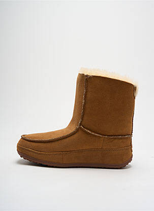 Botine/ghete umplută toc de 4 la 6 cm maro FITFLOP femeie