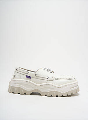 Pantofi de barcă alb EYTYS femeie