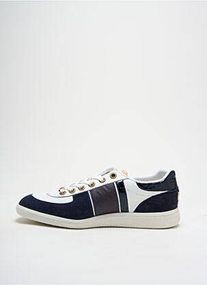 Adidași material neted toc plat până la 3 cm albastru D'ACQUASPARTA femeie
