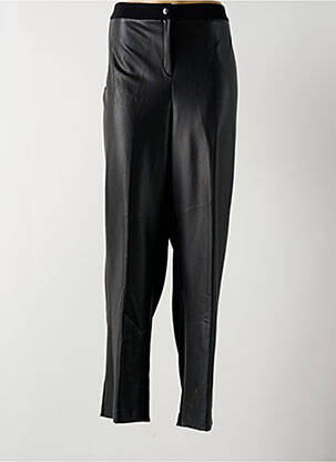 Pantalon drept talie elastică negru JEAN DELFIN femeie