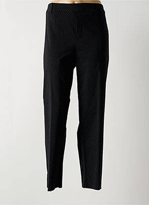 Pantalon drept talie elastică negru CISO femeie