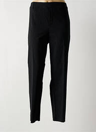 Pantalon drept talie elastică negru CISO femme