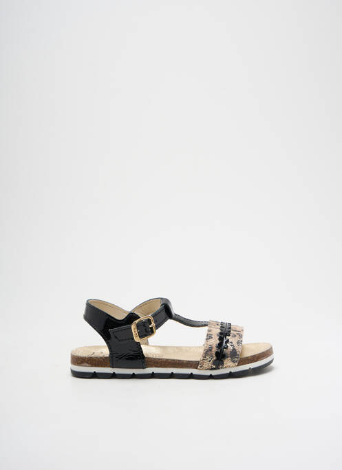 Sandale/Pantofi decupați negru BOPY fată