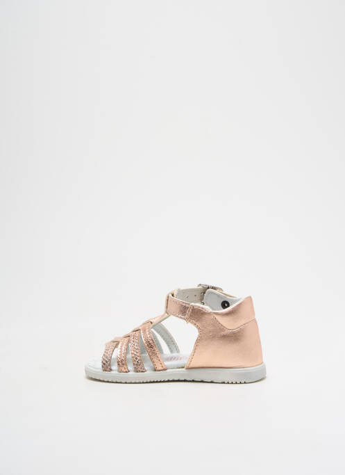 Sandale/Pantofi decupați roz BOPY fată