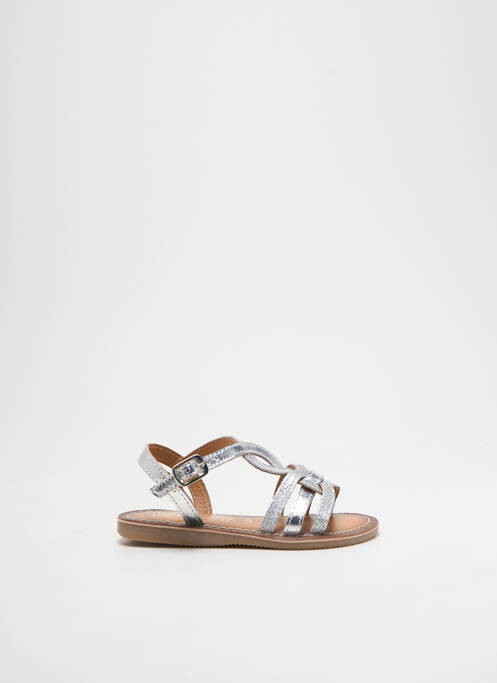 Sandale/Pantofi decupați argintiu LILYBELLULE fată