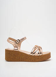 Sandale/pantofi decupați toc de 4 la 6 cm roz MARCO TOZZI femme
