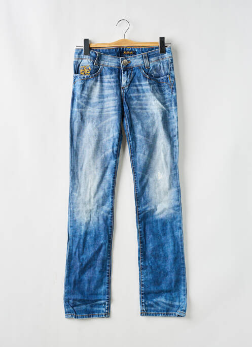 Blugi cu croială dreaptă albastru KILLAH femeie