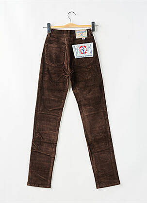 Pantalon slim buzunare maro REDWOOD femeie