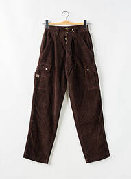 Pantalon cargo croială dreaptă maro REDWOOD femme