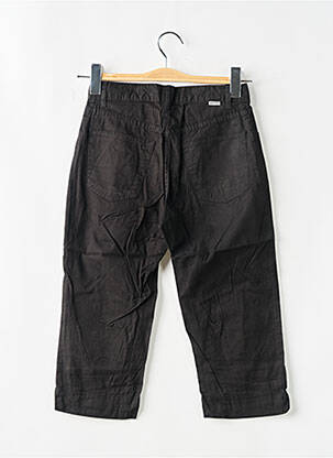 Pantalon trei sferturi buzunare negru TEDDY SMITH femeie