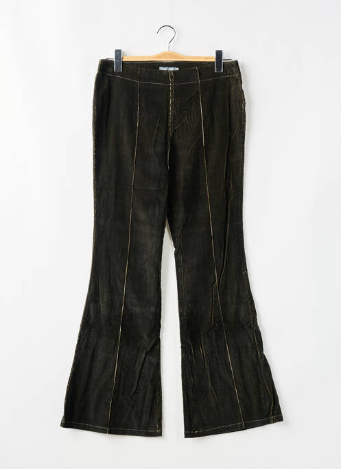 Pantalon evazat croială evazată negru TEDDY SMITH femme