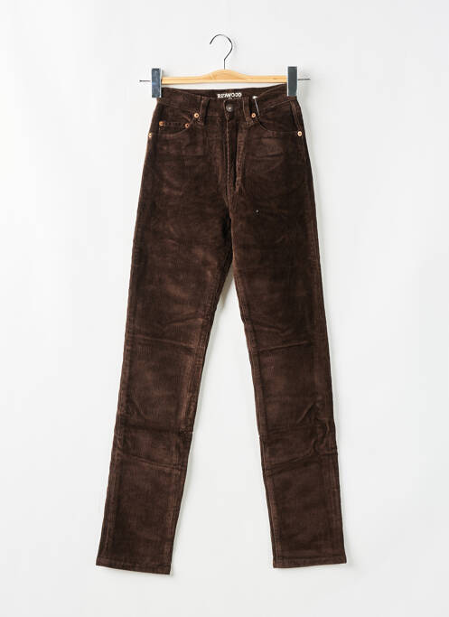 Pantalon slim maro REDWOOD femeie