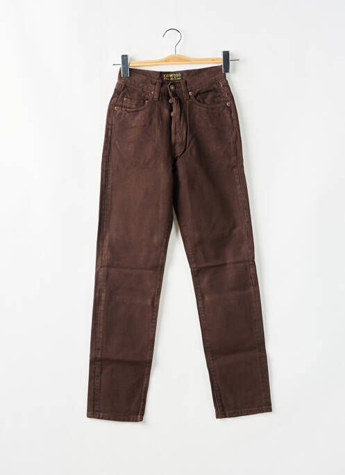 Pantalon slim maro REDWOOD femeie