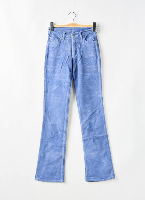 Pantalon slim albastru CIMARRON femeie