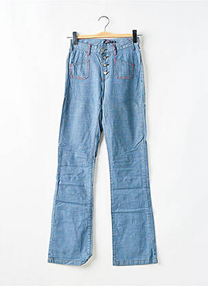 Blugi bootcut albastru TEDDY SMITH femeie