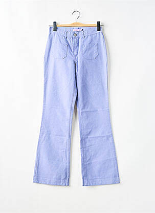 Pantalon evazat violet TEDDY SMITH femeie