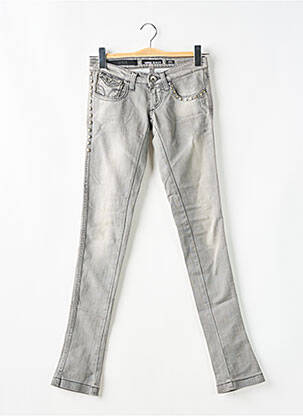 Blugi skinny elasticitate talie joasă gri MISS SIXTY femeie