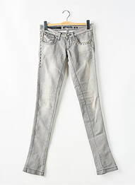 Blugi skinny elasticitate talie joasă gri MISS SIXTY femeie