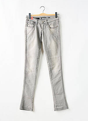 Blugi skinny elasticitate talie joasă gri MISS SIXTY femeie