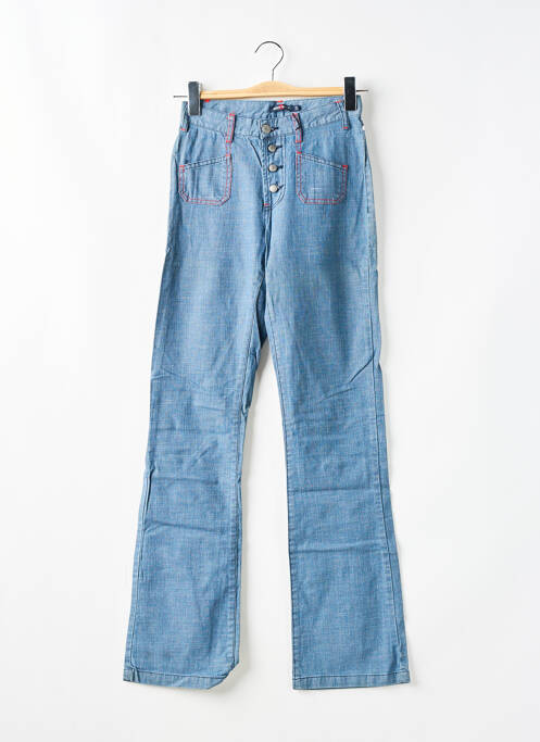 Blugi bootcut albastru TEDDY SMITH femeie