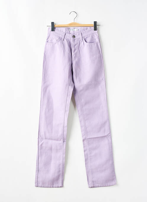 Pantalon drept violet TEDDY SMITH femeie