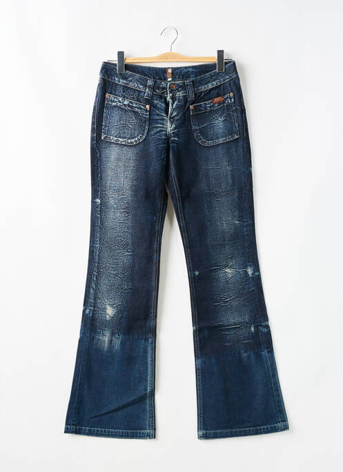 Blugi cu croială evazată albastru TEDDY SMITH femeie