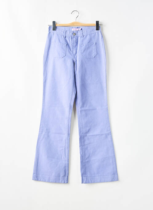 Pantalon evazat mărime normală mărime normală violet TEDDY SMITH femme