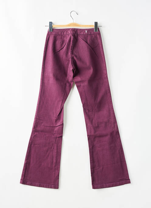 Blugi cu croială evazată violet TEDDY SMITH femeie