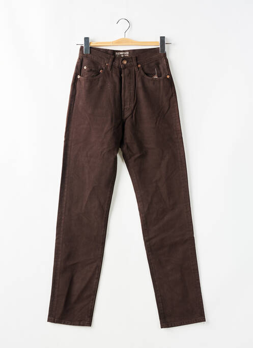 Blugi croială Mom maro REDWOOD femeie