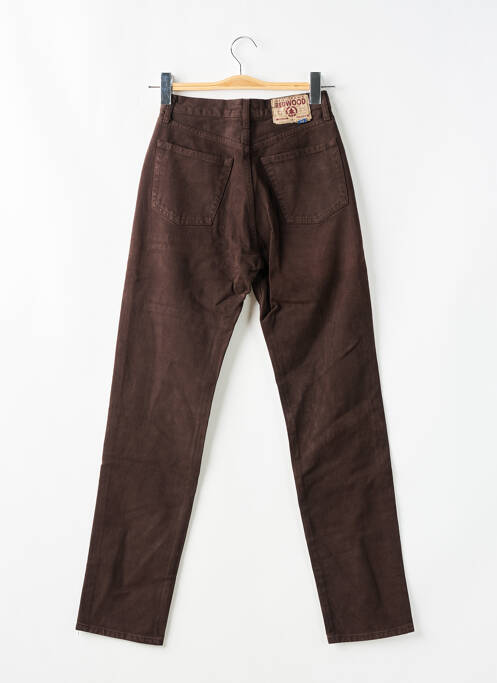 Blugi croială Mom maro REDWOOD femeie