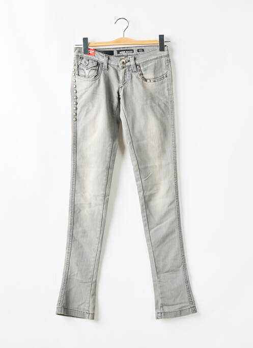 Blugi skinny elasticitate talie joasă gri MISS SIXTY femme