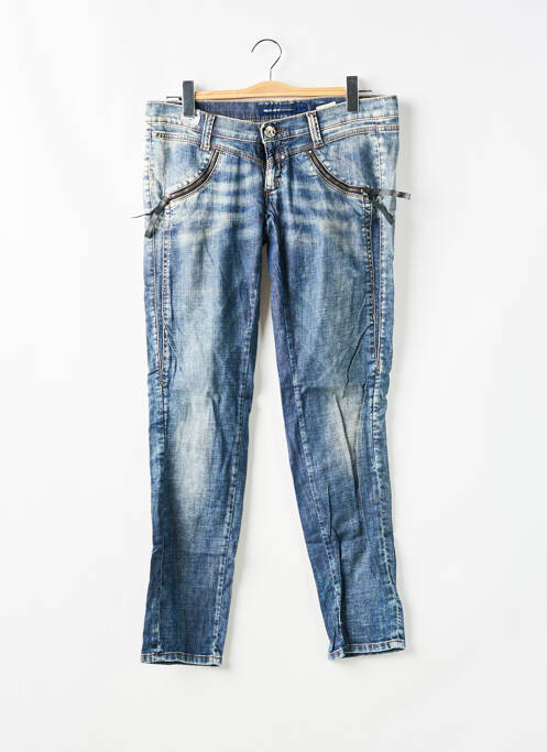 Blugi cu croială slim talie joasă talie joasă albastru MISS SIXTY femme