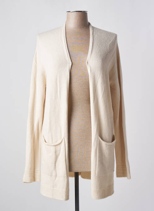 Vestă cu mâneci lungi bej TONI femeie