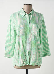 Cămașă țesătură poplin mâneci lungi verde TOM TAILOR femme