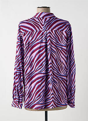 Cămașă țesătură poplin mâneci lungi violet TINTA femeie