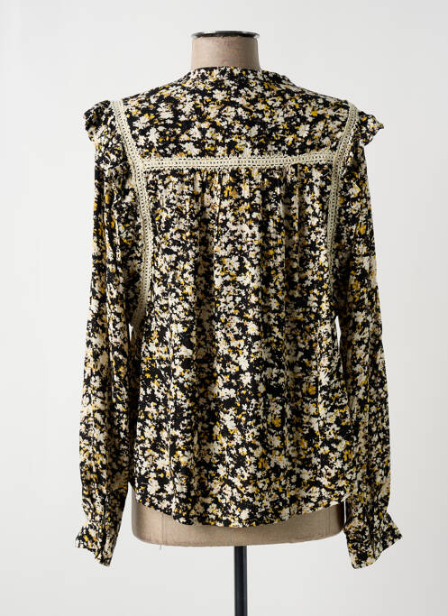 Cămașă imprimeu floral mâneci lungi negru GARCIA femme