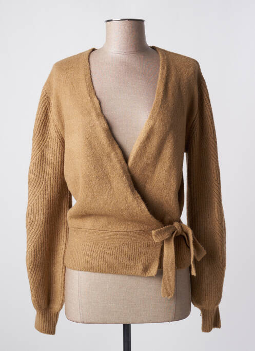 Cardigan petrecut maro GARCIA femeie