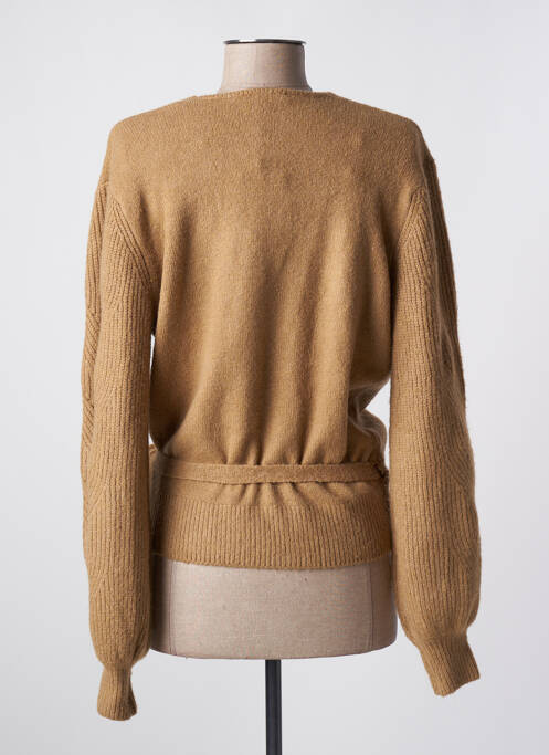 Cardigan petrecut maro GARCIA femeie