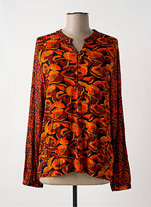 Tricou mâneci lungi mâneci lungi portocalie AGATHE & LOUISE femeie