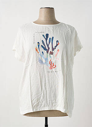 Tricou alb TOM TAILOR femeie