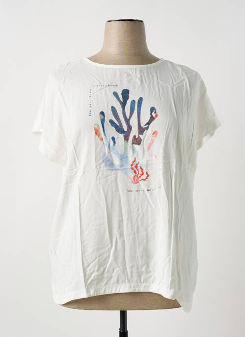 Tricou alb TOM TAILOR femeie