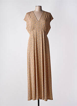 Rochie lungă portocaliu ANDAM femeie