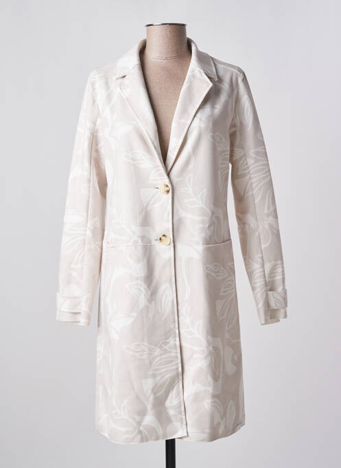 Palton lung bej RINO & PELLE femeie