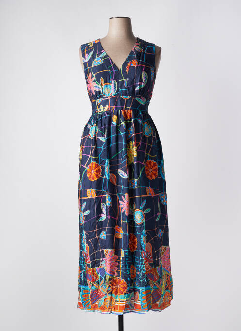 Rochie lungă albastru BARILOCHE femeie