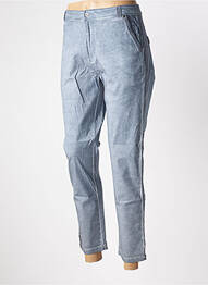 Pantalon 7/8 elasticitate mărime normală albastru FRED SABATIER femme