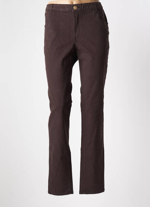 Pantalon slim maro LOLA ESPELETA femeie